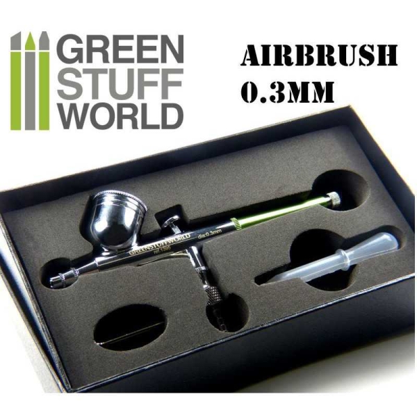 Double action Airbrush mit 0.3 mm Bedüsung